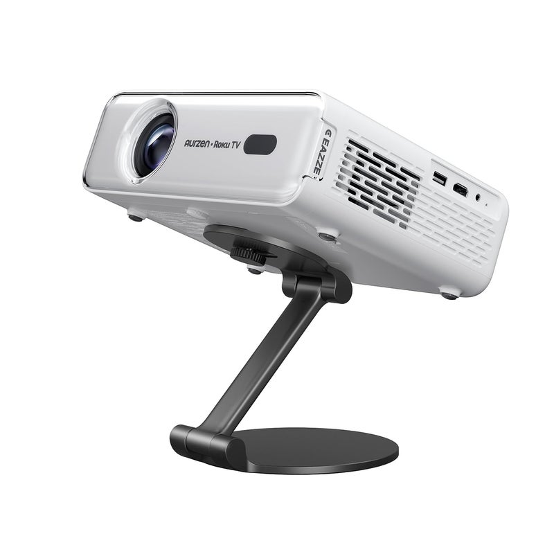 Aurzen Foldable Projector Stand, 180Â° Rotation, Ultra-Compact Design, Compatible with Aurzen EAZZE D1R, D1, D1R Cube, D1G & Most Projectors (Â¼-Inch Screw, Stand Only, Black) - Image 1