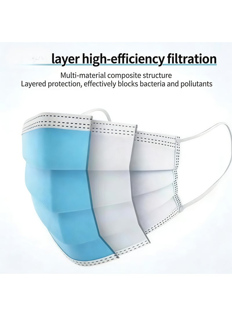 مجموعة 400 كمامة одноاستخدام مع حلقة أذن مرنة - Image 2