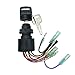 SKARUMMER Boat Ignition Switch with Key Replacement for Mercury Mariner Outboard Motor Control Box with 2 Keys 3 Position 6 Wire Connectors Replace Mercury Ignition Switch 8717009A2 8717009A5 - Image 2