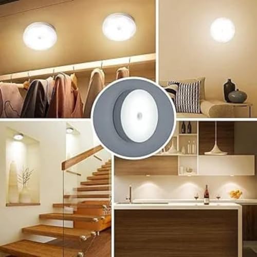 SNOOGG Motion Activated LED Night Light USB Rechargeable, Wireless Magnetic Light for Garage Corners, Tool Cabinets, Store Shelves, Basement and Utility Lighting - Image 3