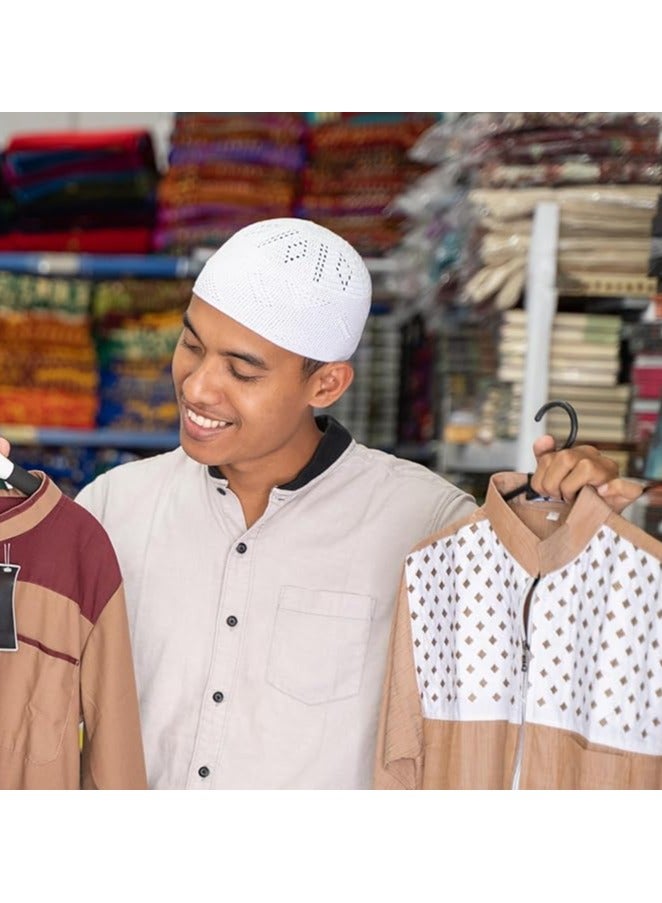 santarms قبعة الصلاة الإسلامية الكوفية للرجال والفتيان المسلمين  - Image 4