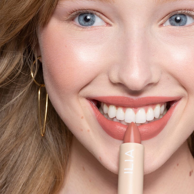 ILIA - Color Block Lipstick | Non-Toxic, Vegan, Cruelty-Free, Hydrating + Long Lasting, No Budge Color with Full Coverage (Amberlight (French Nude With Neutral Undertones), 0.14 oz | 4 g) - Image 3