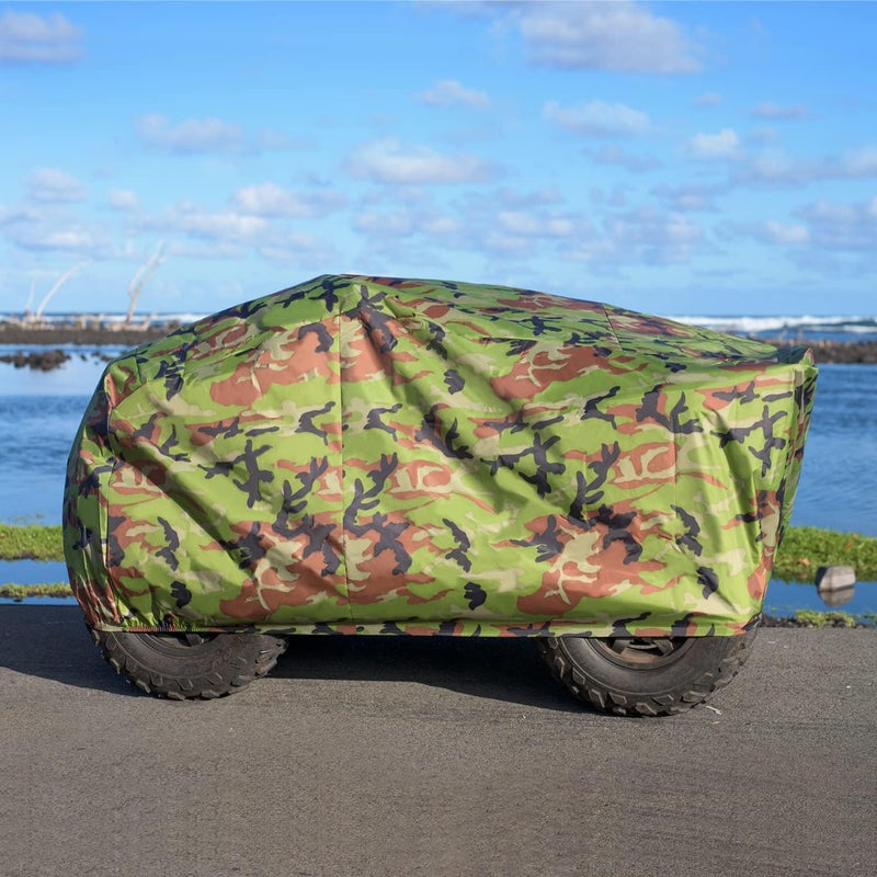 XYZCTEM Waterproof ATV Cover - Heavy Duty Camouflage Cover for 4 Wheelers - Image 5