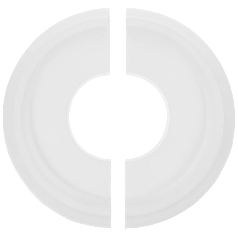 Amosfun Ceiling Decorative Cover 984 Inch Outer Diameter 38 Inch Inner Diameter White Ceiling Fan Cover Plate for Light Fixtures and Fans