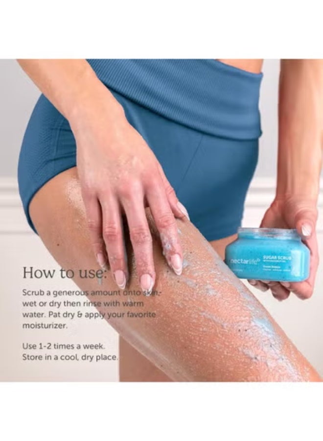 Nectar Life Sugar Body Scrub 8 oz, Moisturizing and Exfoliating Scrub for Nourishing Essential Body Care, Gift For Her (Ocean Breeze) - Image 4