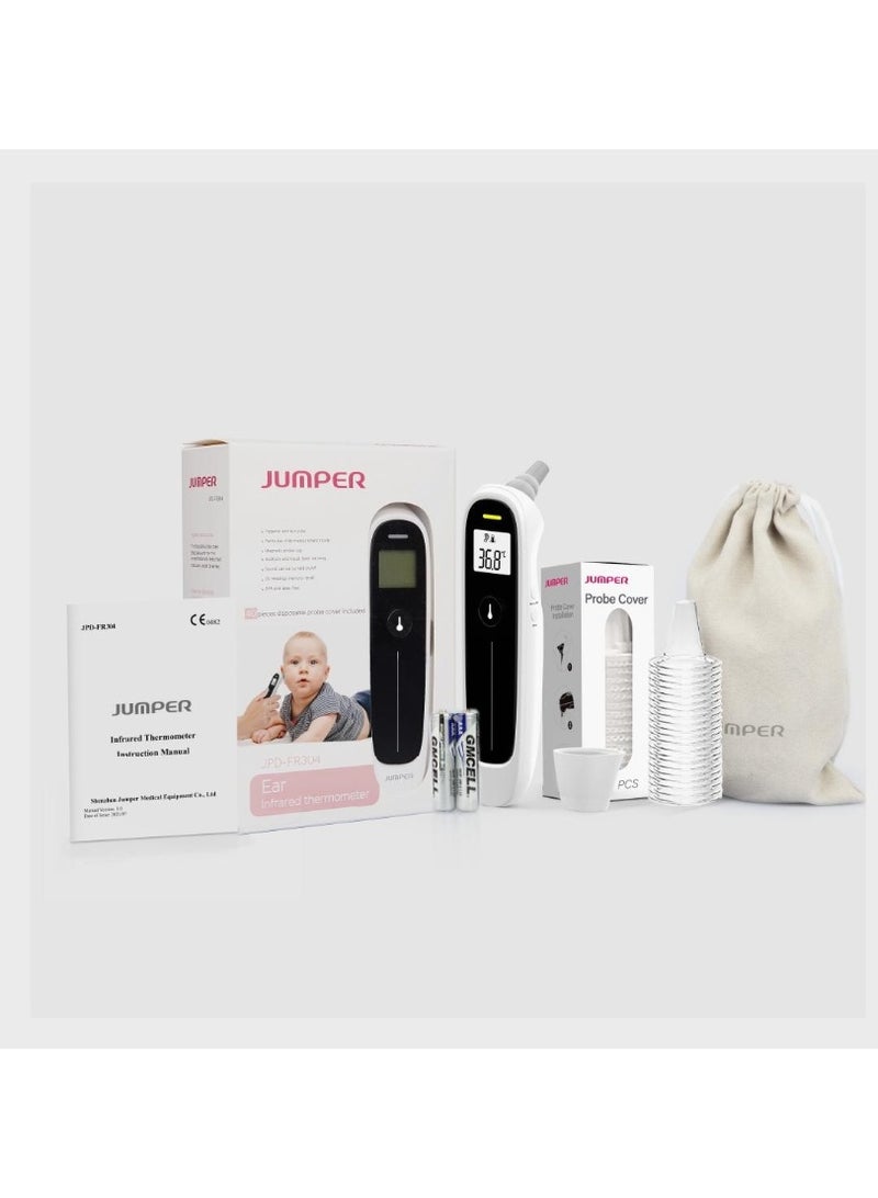 jumper مقياس حرارة بالأشعة تحت الحمراء للأذن (مع 40 غطاء مسبار) - Image 2