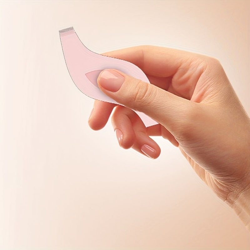 S Shaped Lash Curler Eyebrow Comb Translucent White 1pc Lash Lift Tool For Taming And Styling - Image 3