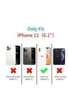 INFOSUN INFOSUN Compatible with apple iPhone 12 Pro Full Coverage for Protective Case, Ultra Slim Soft Silicone Gel TPU Cover, Matte Surface Ultra-Thin Case, for iPhone 12 Pro (Pink)  - Image 5