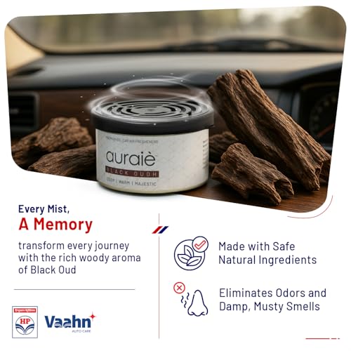 HP Vaahn Black Oudh Air Freshener for Dashboard & Car Interior | Gel Based Car Perfumes | Deodorizer for Dashboards & Vents | Premium Auto Interior Fragrance | Long-Lasting & Refreshing Fragrance - Image 4