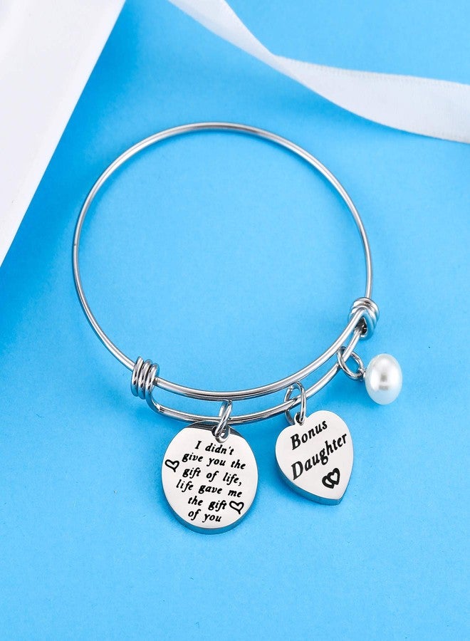 Nimteve Gifts For Daughter I Didn't Give You The Gift Of Life Life Gave Me The Gift Of You Bounus Daughter Gifts (Bracelet #1) - Image 5