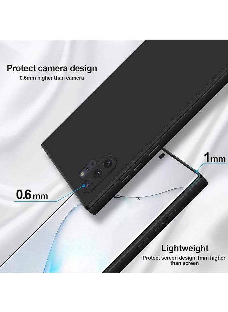 TIGER - Samsung Galaxy Note 10 Plus Case | Soft Silicone Gel Rubber Cover | Shockproof with Matte Finish | Inner Fabric Lining & Camera Protection | Anti-Scratch & Lightweight (Black) - Image 1