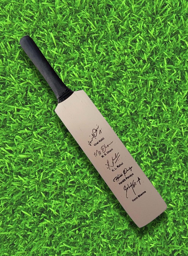 Frixan Miniature Bat Indian Cricketer Printed Autograph Pack of 5 (Not Original) for Show Piece and Gift Purpose Souvenir Bat (They Can't be Used for Paying Cricket) - Image 4