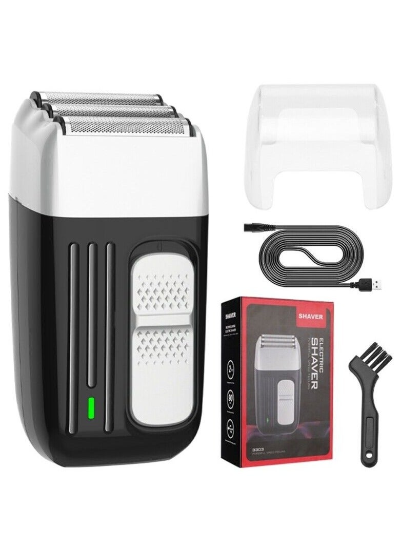 Generic Electric Foil Shaver Men's Beard Razor Multi-Purpose Shaver USB Rechargeable for Men's Beard Shaving & Hair Trimming  - Image 1