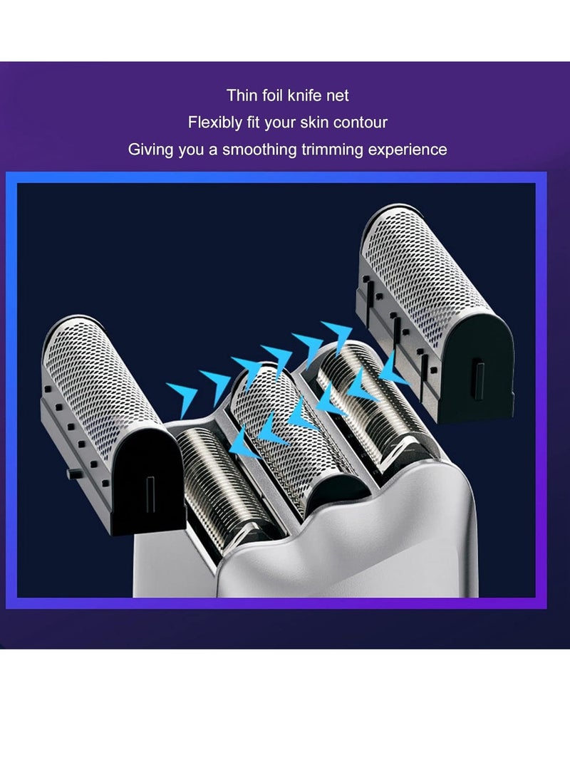 Generic Electric Foil Shaver Men's Beard Razor Multi-Purpose Shaver USB Rechargeable for Men's Beard Shaving & Hair Trimming  - Image 5