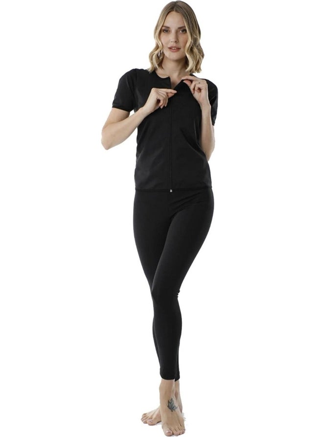 TECHNO 8Q Thermal Zipper Top and Thermal Leggings 2-in-1 Set  - Image 1