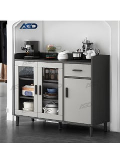 AGD Kitchen Storage Cabinet, Freestanding Storage Sideboard, Modern Coffee Corner for Dining Room, Functional Cabinet for Living Room and Office  - Image 2