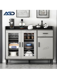 AGD Kitchen Storage Cabinet, Freestanding Storage Sideboard, Modern Coffee Corner for Dining Room, Functional Cabinet for Living Room and Office  - Image 3