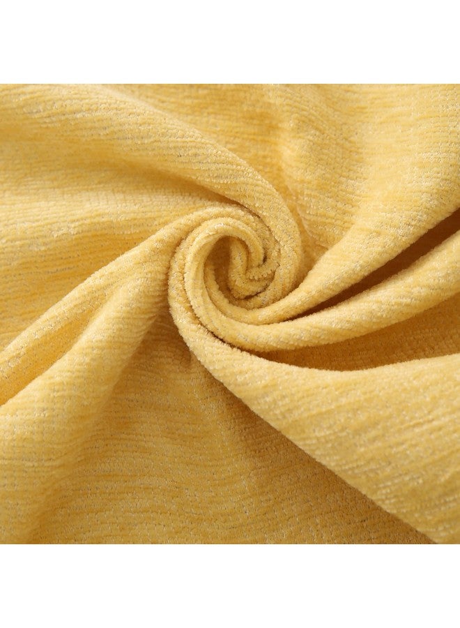 HOKIPO Chenille Thick And Soft Sofa Couch Protector 1 Seater,180(D)X 180(L)Cm(Ar-4642-N5),Yellow - Image 5