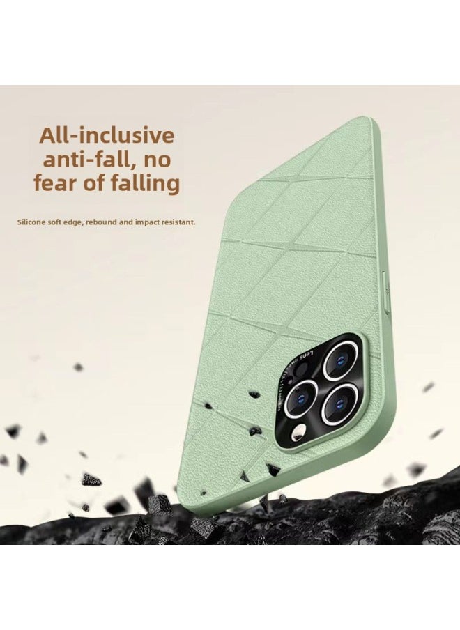Generic - Xingmang Leather Pattern Is Suitable For HuaweiGlory Step High OPPO Millet Mobile Phone Case Protective Cover Business Style-Color:Brown/starburst【vo】-Applicable Models:RENO12 - Image 1