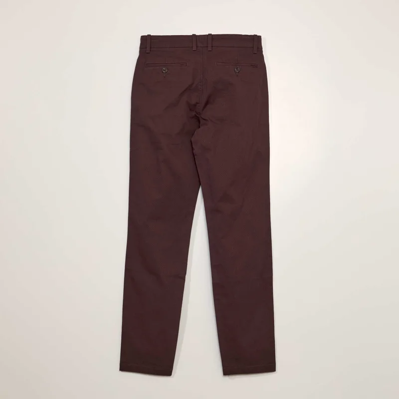 Kiabi Twill Chinos Purple
