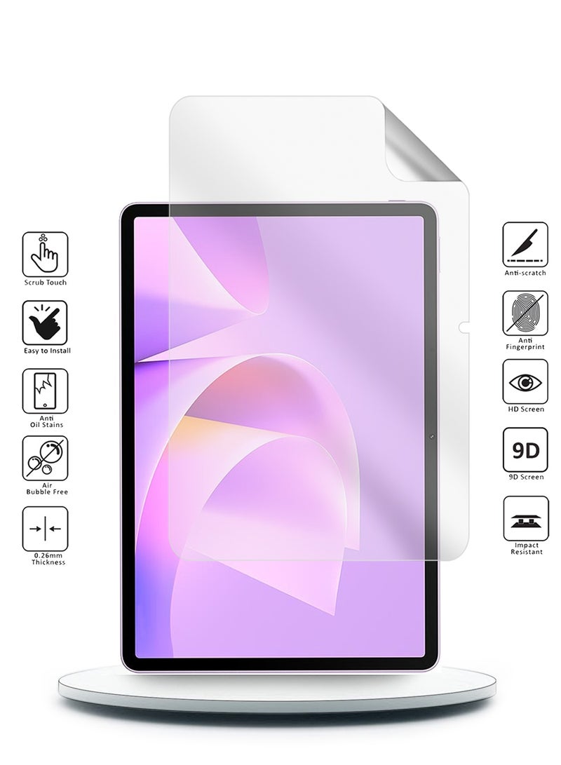 دبليو تيك واي فاي ميت باد 11.5 S 2026 (11.5 بوصة) واقي شاشة رفيع ومرن من فيلم هيدروجيل نقي مطفي Premium من Wtech (TSHFMN) - شفاف - Image 2