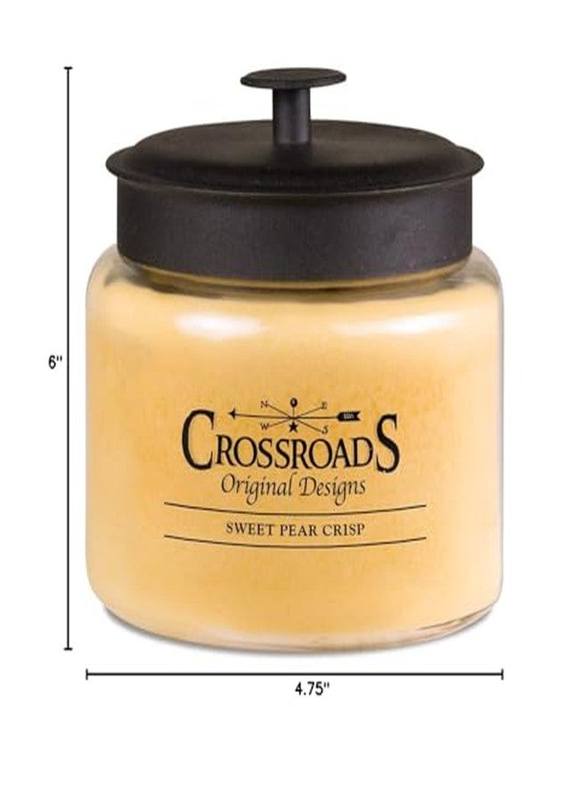 Crossroads Sweet Pear Crisp Jar Candle, 48-Ounce, Paraffin Wax - Image 2