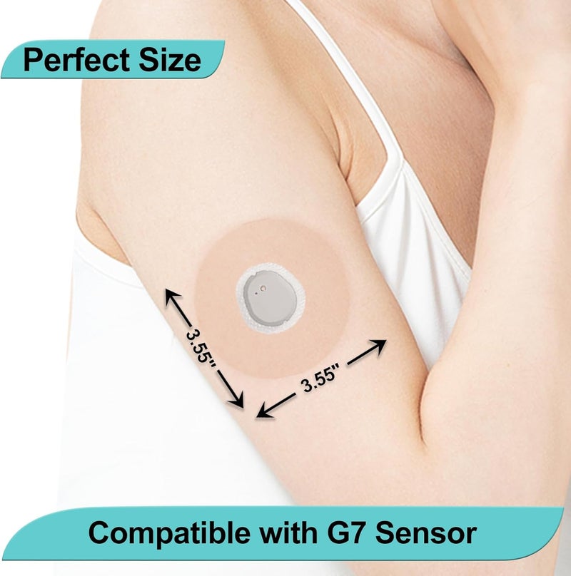 OBUZOO G7 Adhesive Patches40Pack Waterproof Breathable Clear Overpatches for SteloSkinFriendly Covers for 1015 DaysWithout Hole - Image 4