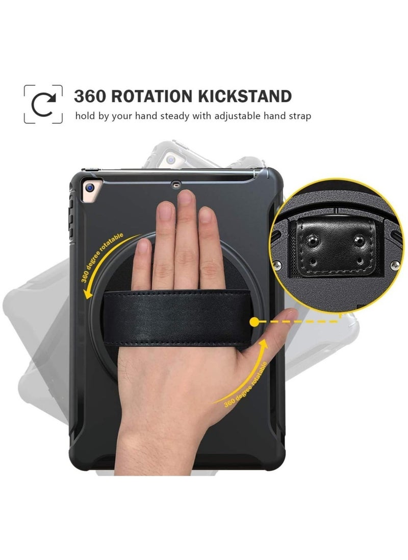 Rugged Case for Apple iPad 9.7 Inch (A1822/A1823, 2017) – Shockproof, Impact Resistant Full Body Protective Cover with Kickstand – Kid-Friendly iPad Case - Image 3