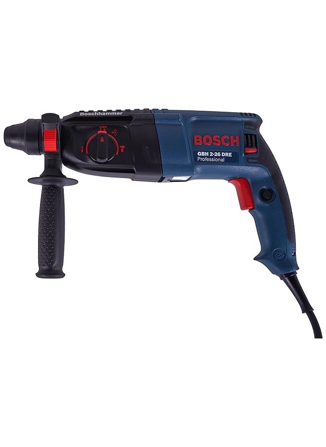 BOSCH - Gbh 2 26 Dre Rotary Hammer With Sds Plus All Rounder For Daily Use Superior Drilling Rate In The 2 Kg Hammer Class Impact Stop For Drilling In Wood And Steel - Image 1