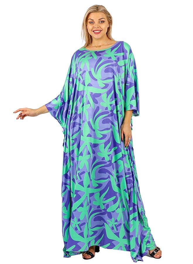 Zmurud Jersey Jalabiya- printed  - Image 3