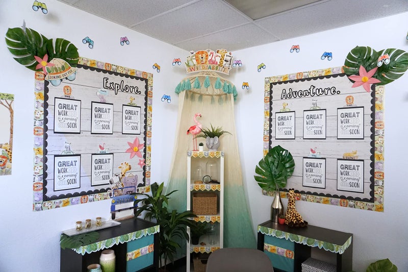 Creative Teaching Press CTP Safari Friends 6" Designer Cut-Outs, Set of 36 accents, 6” Each (Creative Teaching Press 3278) - Image 5