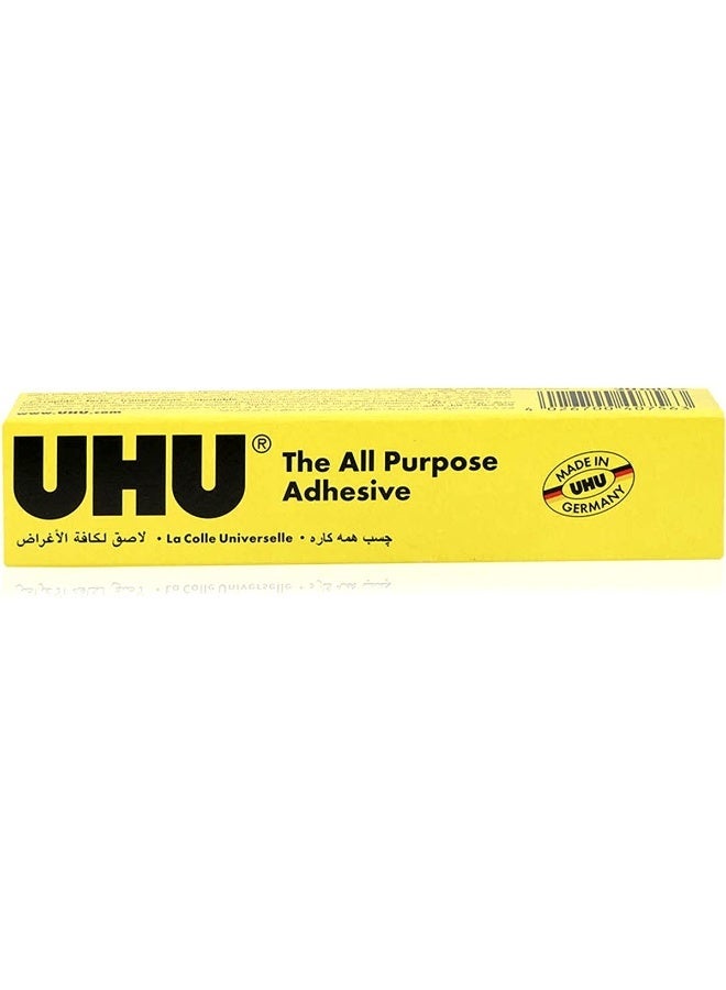 يو إتش يو UHU All Purpose Adhesive Tube, 125 ml, Transparent - Image 1