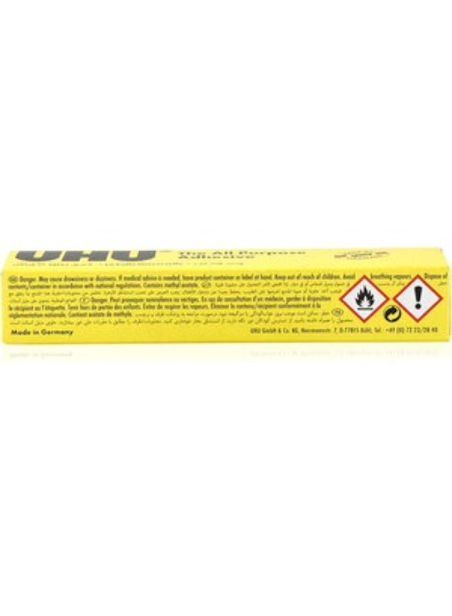 يو إتش يو UHU All Purpose Adhesive Tube, 125 ml, Transparent - Image 3