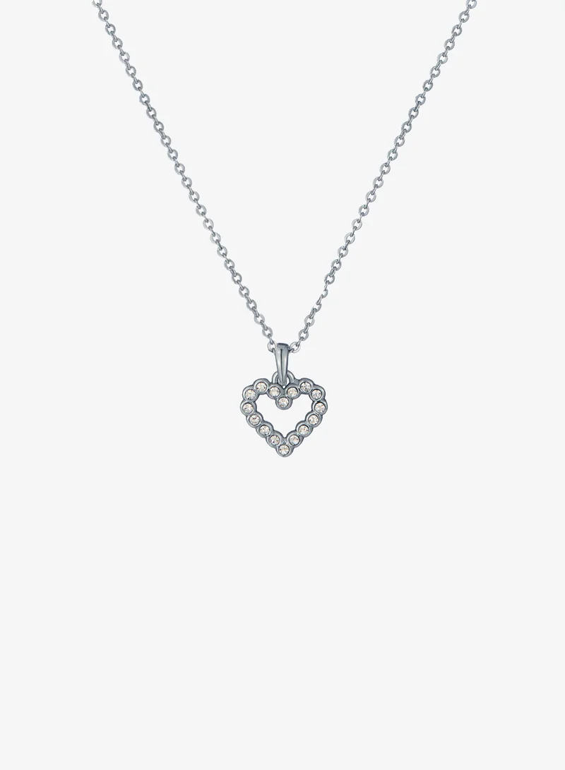 تيد بيكر قلادة بدلاية على شكل قلب بهالة كريستالية