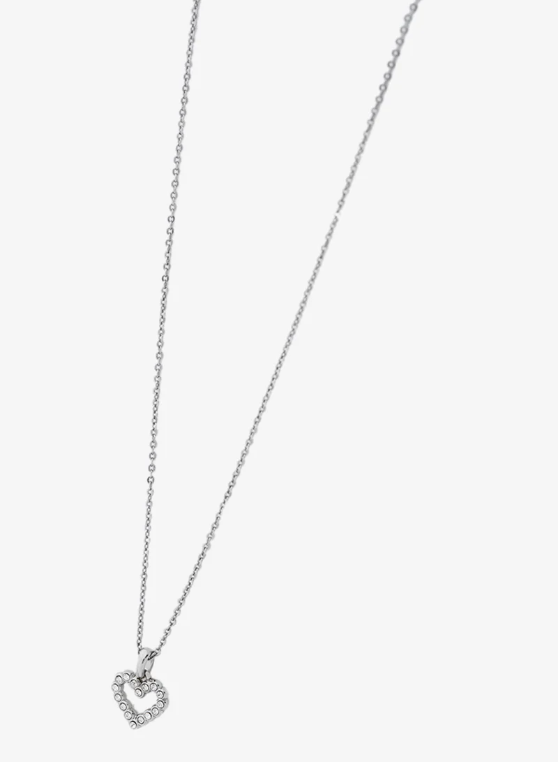 Ted Baker Crystal Halo Heart Pendant Necklace