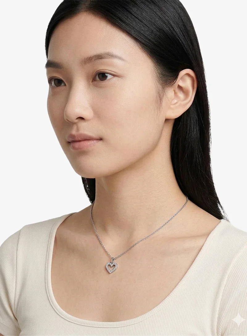 Ted Baker Crystal Halo Heart Pendant Necklace