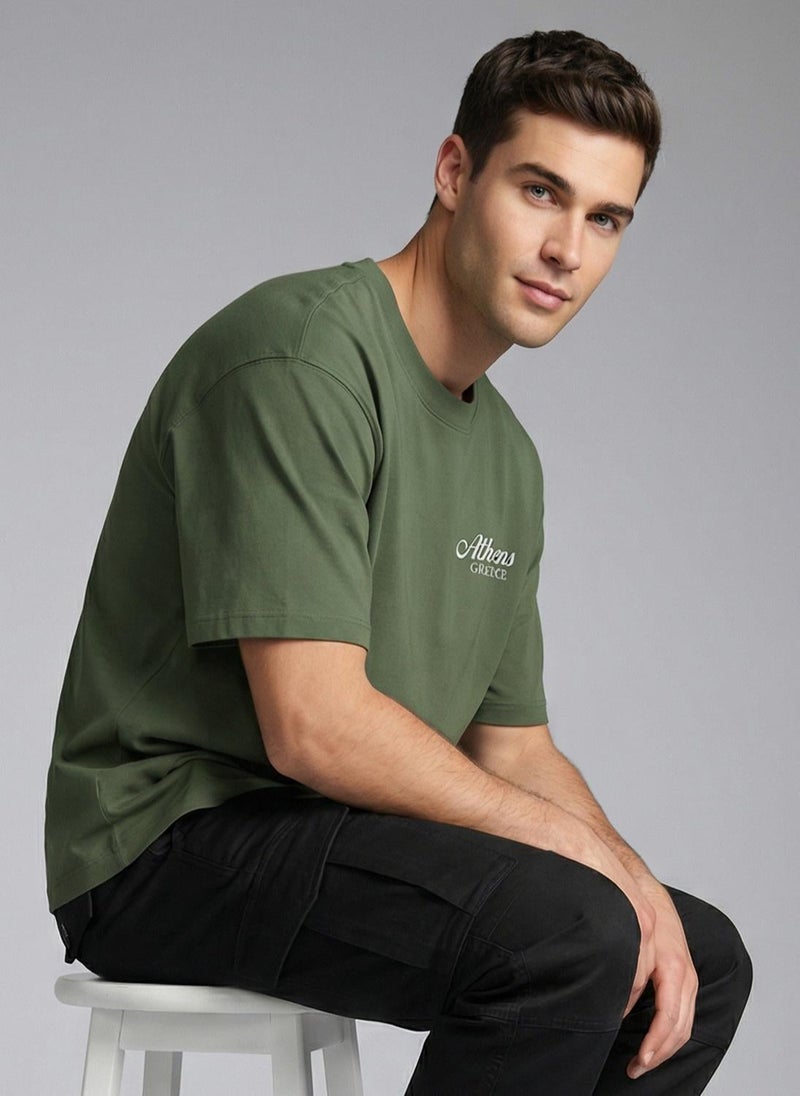 NOBERO Men Oversized Graphic Printed T-shirt - Image 4