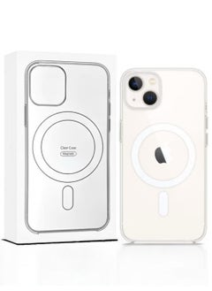 Magnetic Magnetic mobile phone case (iPhone 13), compatible with MagSafe, thin transparent mobile phone cover, shockproof, made of thermoplastic polyurethane  - Image 1