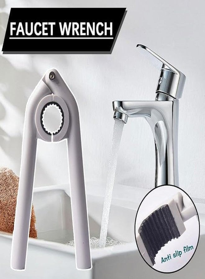 QUALIZA Anti-Slip Plumbing Repair Wrench Tool – Universal Tap Faucet Opener & Spanner for Kitchen and Bathroom, Easy-to-Use Water Tap Opener & Kitchen Sink Wrench - Image 3