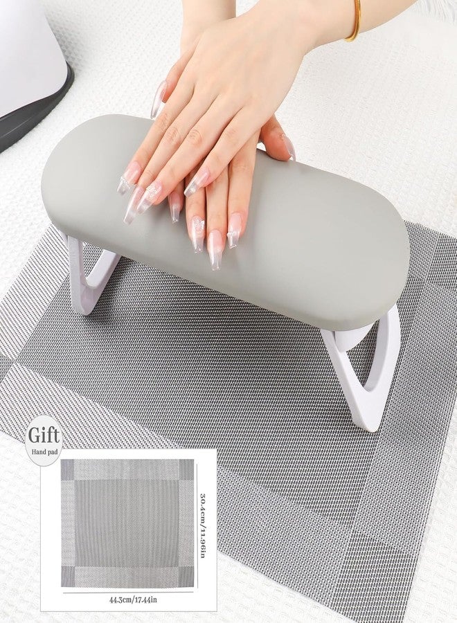 DRIVIJI Nail Arm Rest Cushion,Professional Adjustable Nail Hand Rest Stand for Acrylic Nails Hand Holder,Hand Pillow Stand with PU Leather Soft High-Density Sponge,Manicure Nail Tool - Image 5