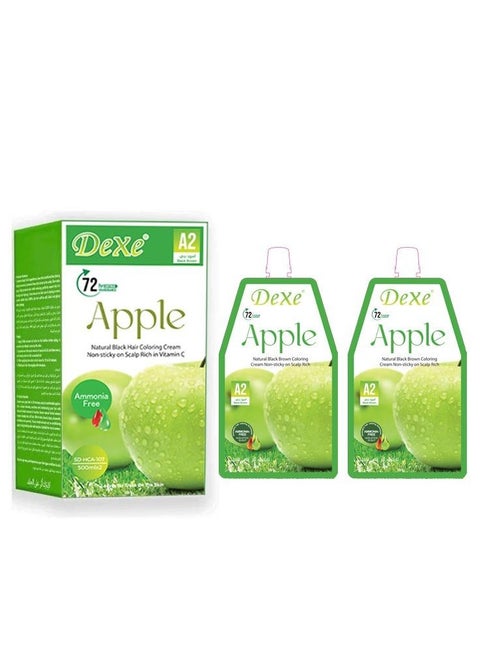 dexe apple A2 coloring cream Ammonia Free  2*500 ml