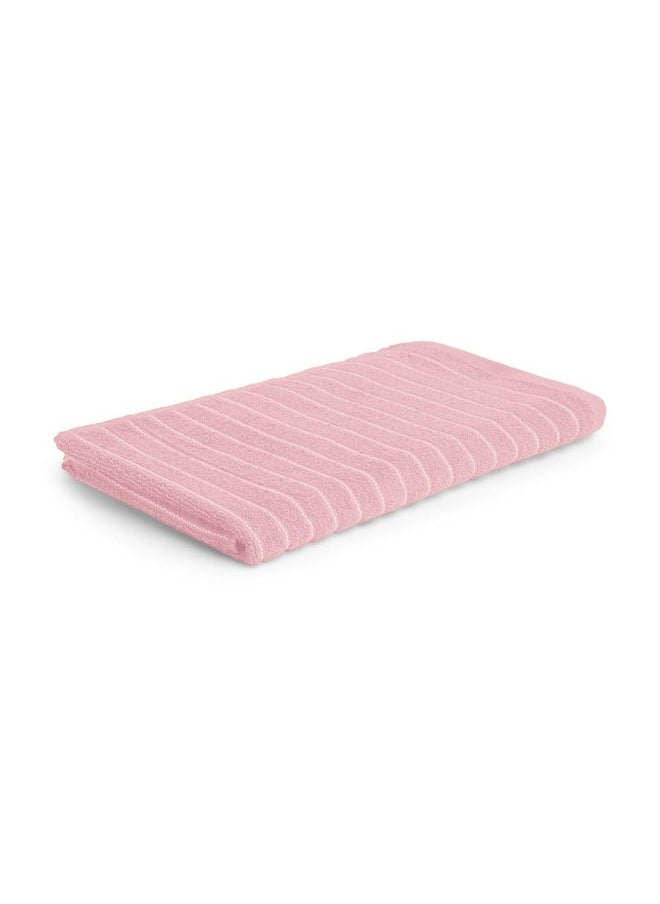 Welspun - Welspun 2-in-1 100% Cotton Bath Towel-Parfait Pink - Image 1