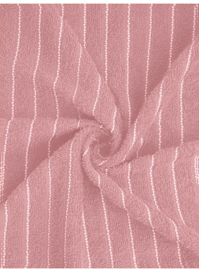 Welspun - Welspun 2-in-1 100% Cotton Bath Towel-Parfait Pink - Image 1