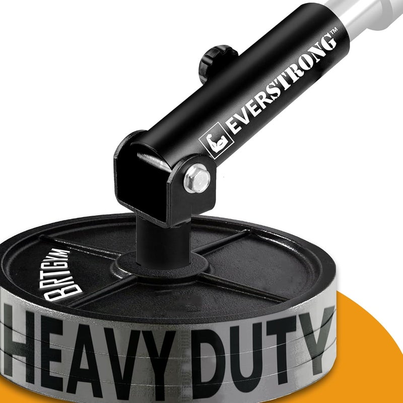 EVER STRONG T Bar Row Attachment with V Bar Attachment Landmine Handle - 360 Swivel Landmine Attachment for Barbell for Full-Body Workout in Home Gym - Small Spaces - Deadlifts Squats Landmine Stand - Image 1