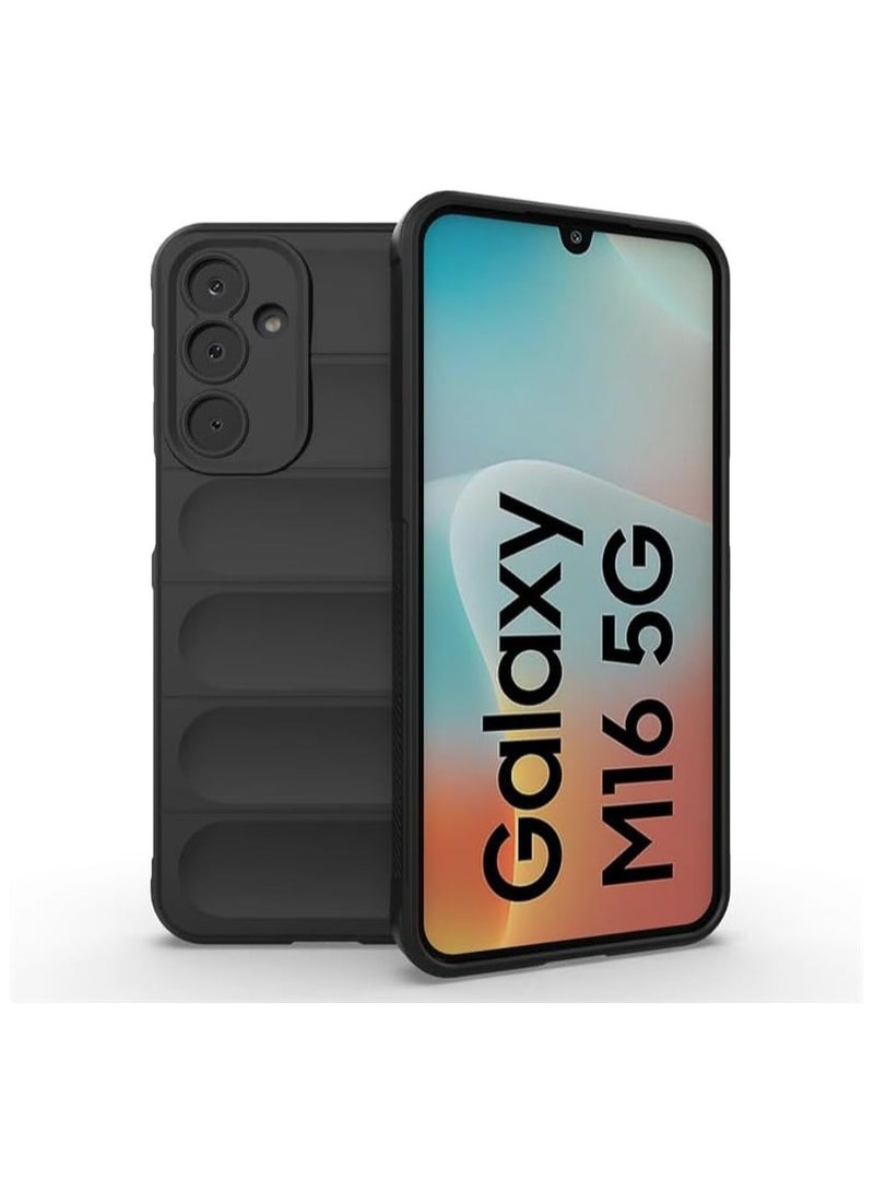 عام "حافظة سامسونج جالاكسي M16 5G السيليكون السائل - بحماية كاملة للعدسة، بطانة مايكروفايبر مقاومة للخدوش، وغطاء مطاطي مضاد للصدمات" - Image 1