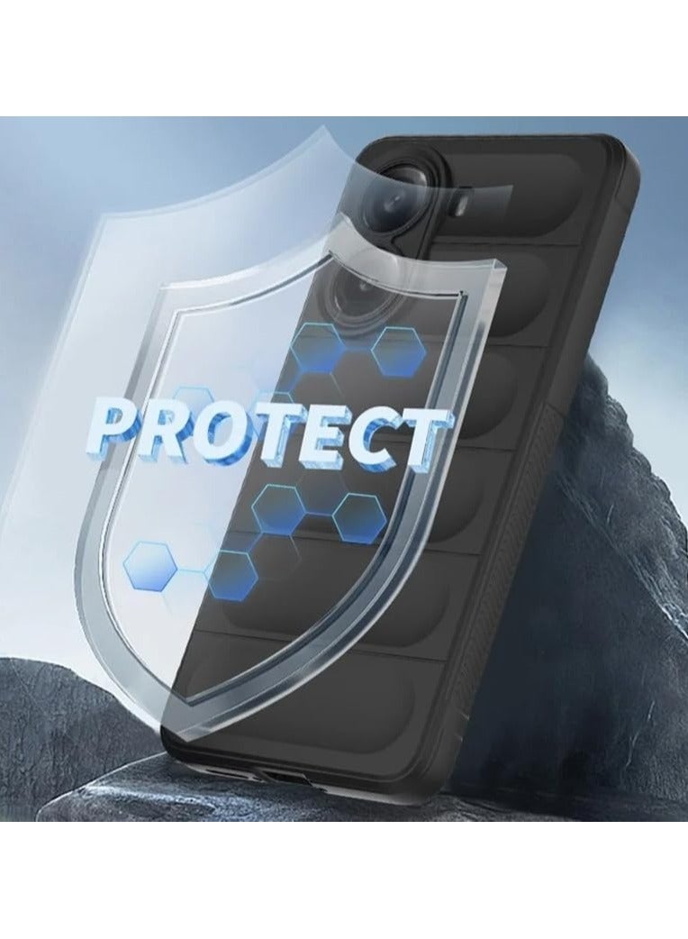 عام "حافظة سامسونج جالاكسي M16 5G السيليكون السائل - بحماية كاملة للعدسة، بطانة مايكروفايبر مقاومة للخدوش، وغطاء مطاطي مضاد للصدمات" - Image 2