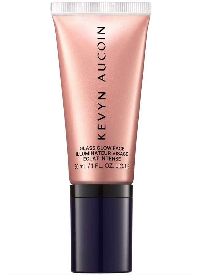 Kevyn Aucoin Glass Glow Face, Prism Rose: Multi-Purpose Universal Dewy Highlighter For Face And Body. Creates Glowing Youthful-Looking Hydrated Skin With A Glassy Complexion. Makeup Artist Go To. - Image 1