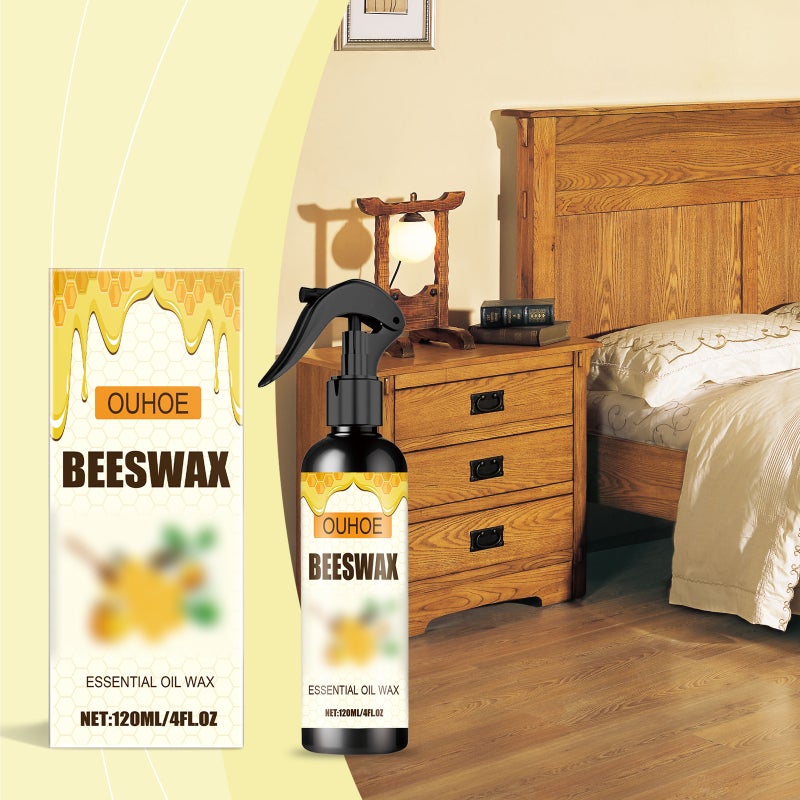 Ouhoe Furniture Beeswax Spray Cleaning Enhance Shine Gentle Care Daily Maintenance Furniture Polishing Beeswax - Image 2
