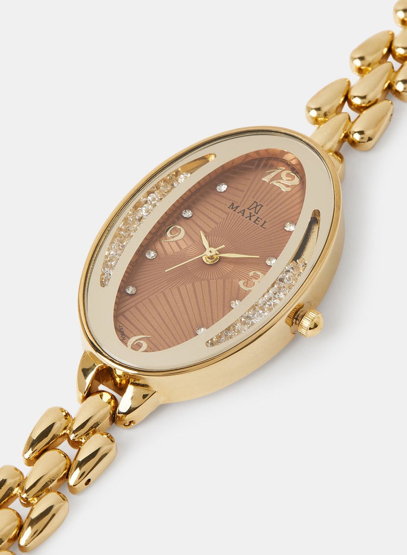 Maxel Women's Embellished Analog Wrist Watches MX52 - 28mm - Image 2