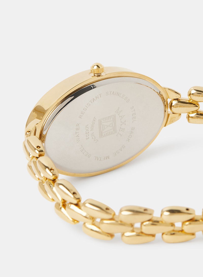 Maxel Women's Embellished Analog Wrist Watches MX52 - 28mm - Image 4